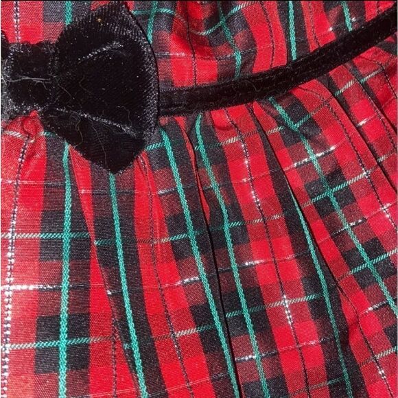 NWOT George Infant Toddler Plaid Christmas Dress Sz 18M - Picture 4 of 6